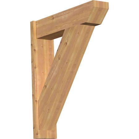 Ekena Millwork Traditional Slat Smooth Outlooker, Western Red Cedar, 7 1/2"W x 30"D x 36"H OUT08X30X36TRA06SWR